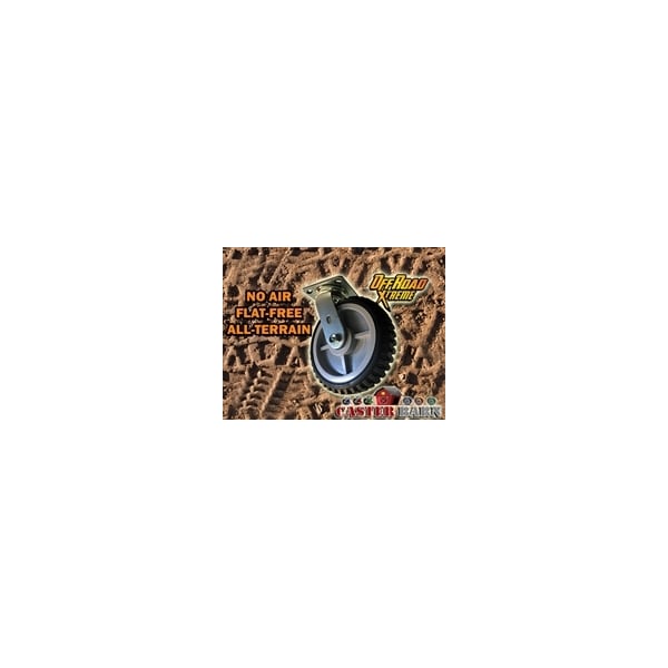 All Terrain 8" SWIVEL Caster (Flat Free)